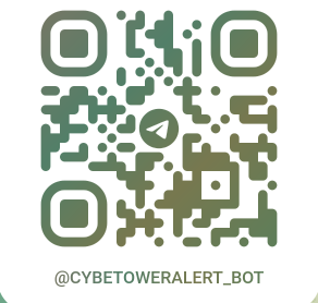 Codice QR del bot @CybetowerAlert_bot